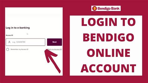 bendigo bank login online